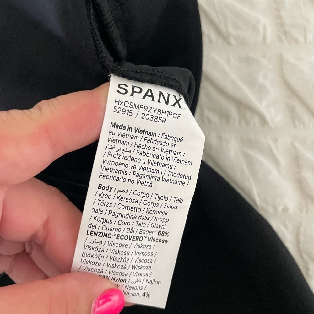 SPANX Perfect Black Wide leg Women's Pants - Picture 12 of 15